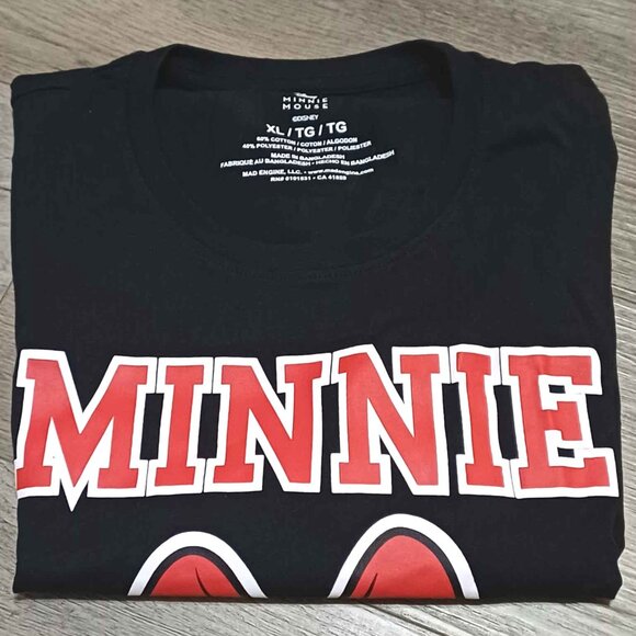 Women's Disney XL Minnie Mouse Crop Top Graphic Print #28 - Picture 3 of 4